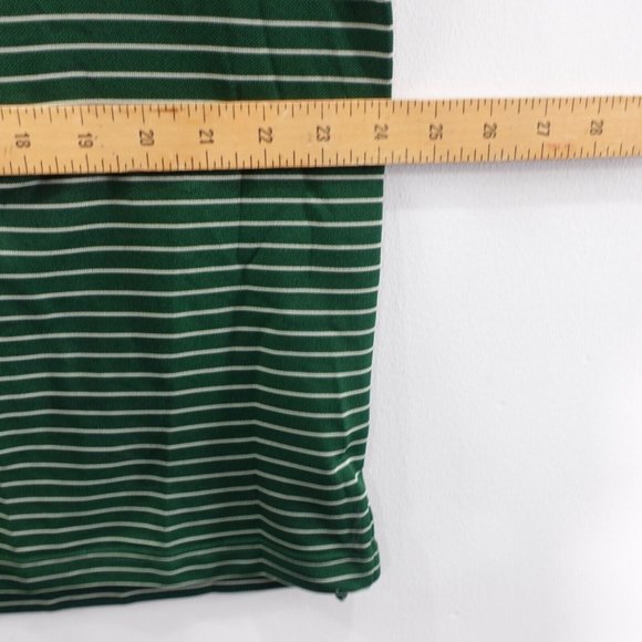 Under Armour Shirt Mens‎ Size 2XL Striped Polo Sports Golf Green Stretch Logo - Picture 5 of 12